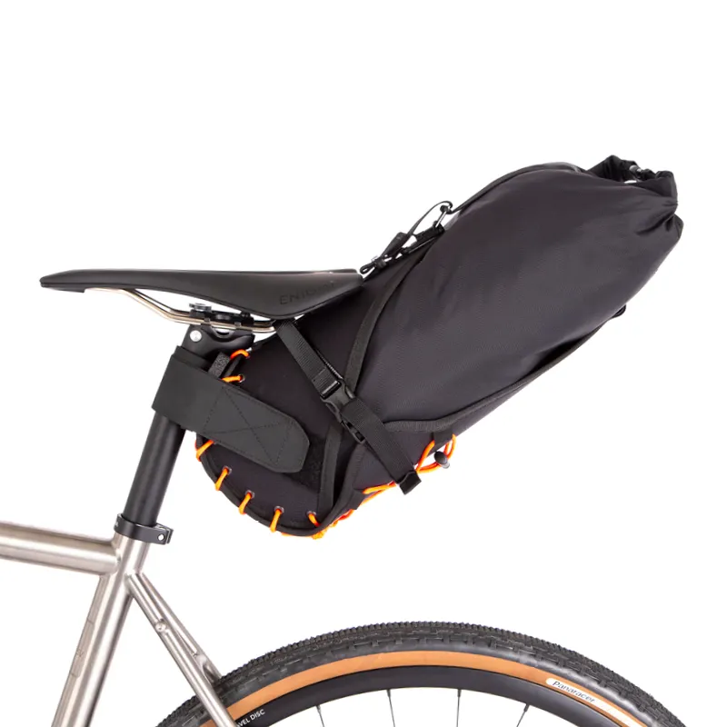 Restrap Saddle Bag - Black or Orange-3